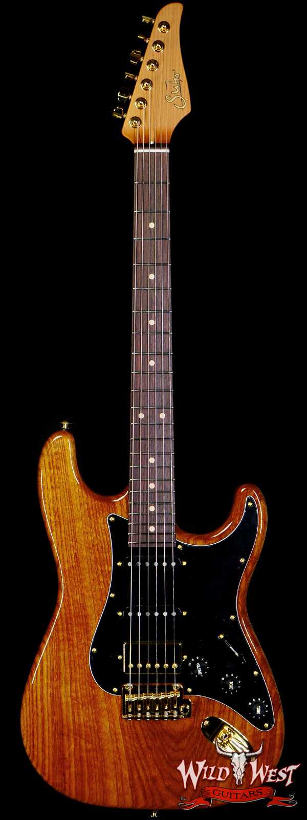 Suhr Custom Classic S HSS Roasted Swamp Ash Body Roasted Maple Neck Natural