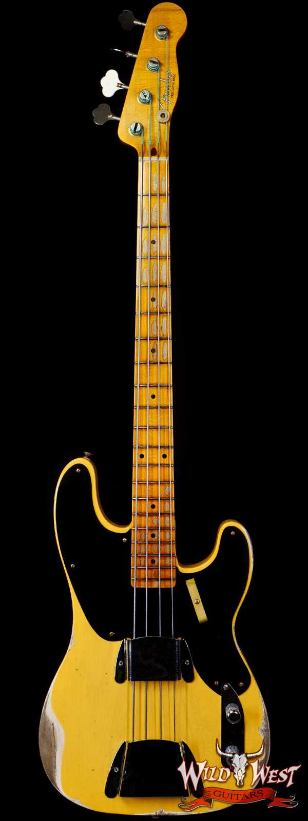 Fender Custom Shop Limited Edition 1951 Precision Bass P-Bass Heavy Relic Nocaster Blonde