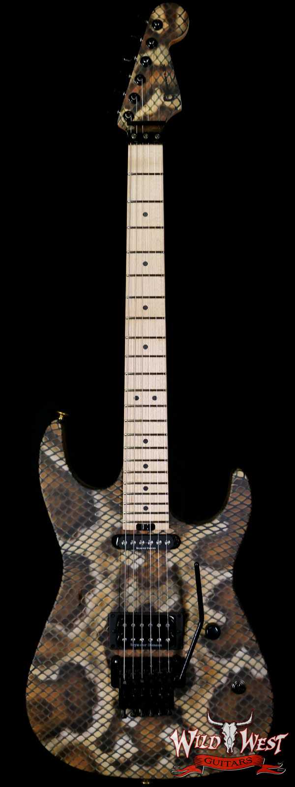 Charvel Custom Shop Warren DeMartini USA Signature Snake Maple Fingerboard Snakeskin