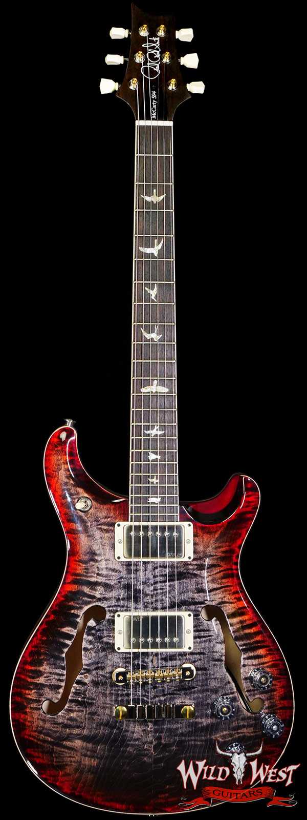 Paul Reed Smith PRS Core Series McCarty 594 Hollowbody II Charcoal Cherry Burst