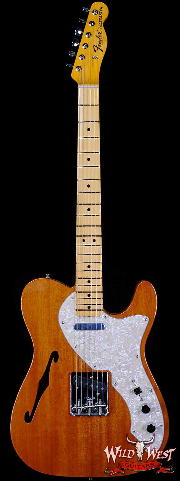 Fender Custom Shop Vintage Custom 1968 Telecaster Thinline Maple Fingerboard NOS Aged Natural