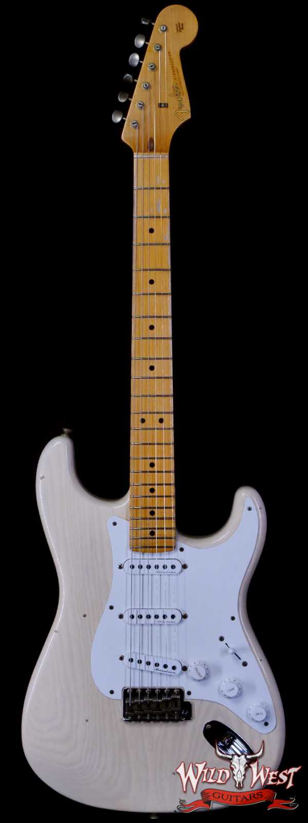 Fender Custom Shop Eric Clapton Signature Stratocaster Maple Fingerboard Journeyman Relic Aged White Blonde