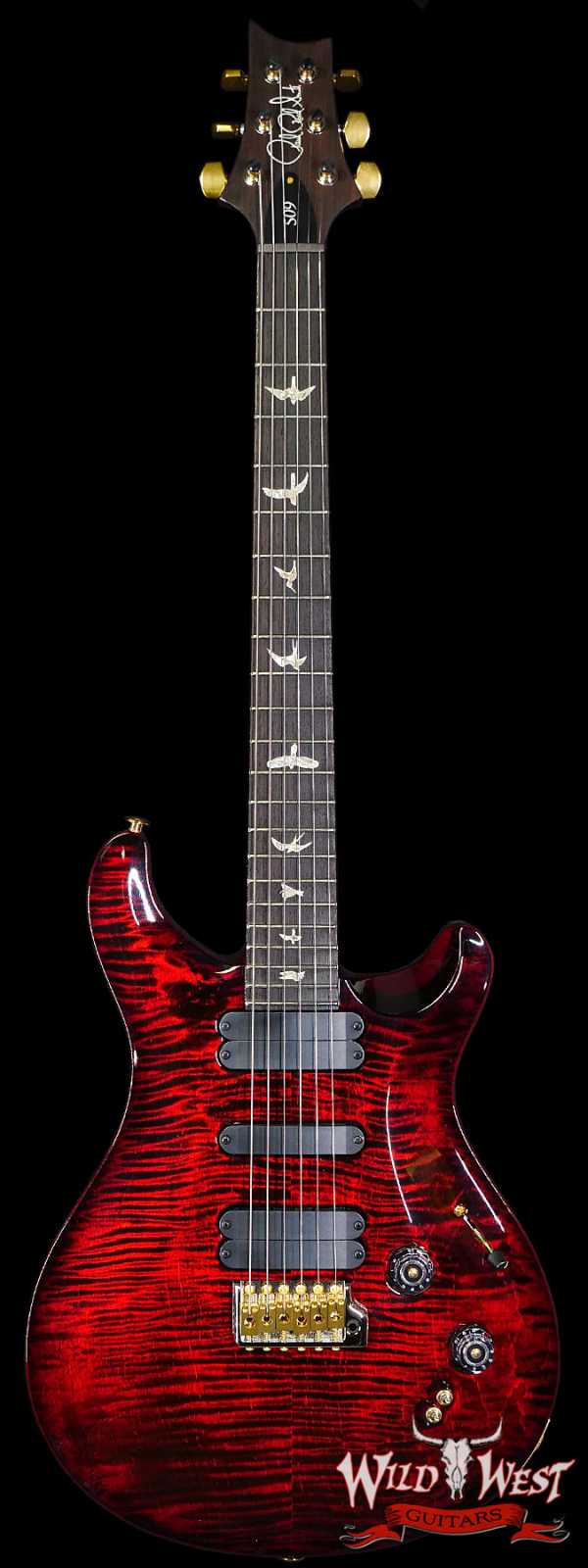 Paul Reed Smith PRS Core Series 10 Top 509 Rosewood Fingerboard Fire Red Wrap