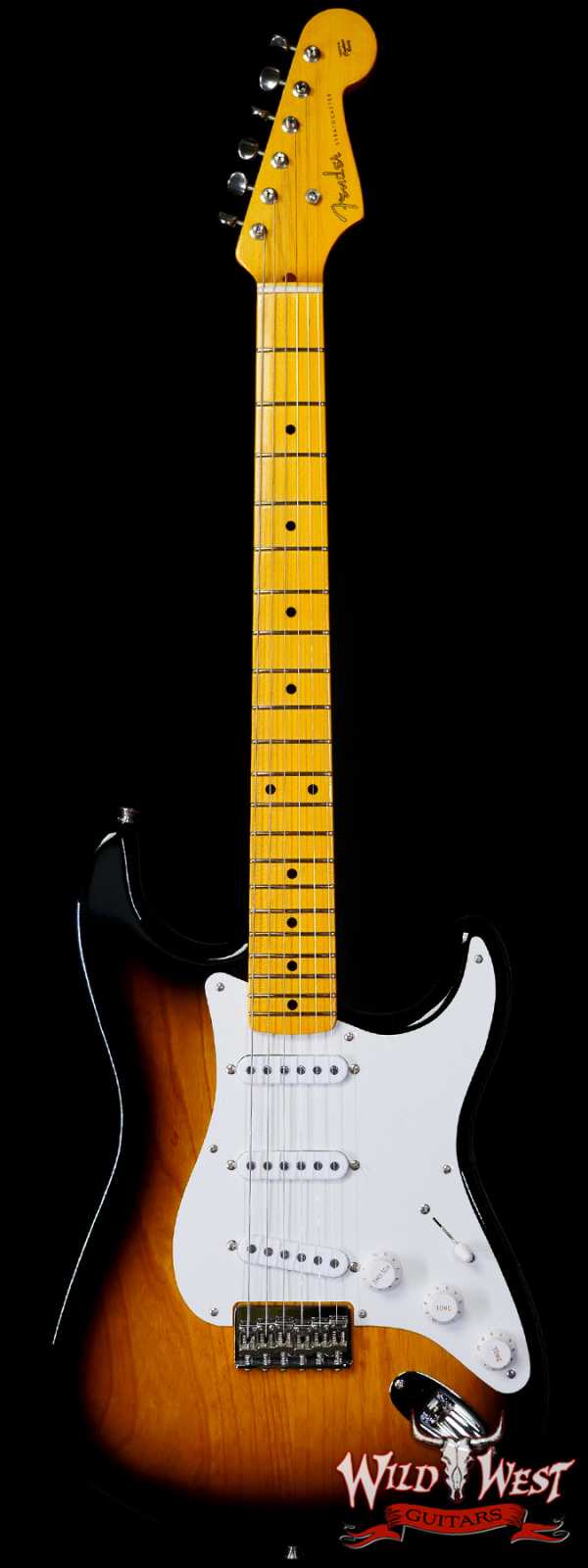 Fender Custom Shop Vintage Custom ‘55 1955 Hardtail Stratocaster Time Capsule Package Aged 2-Color Sunburst 6.30 LBS