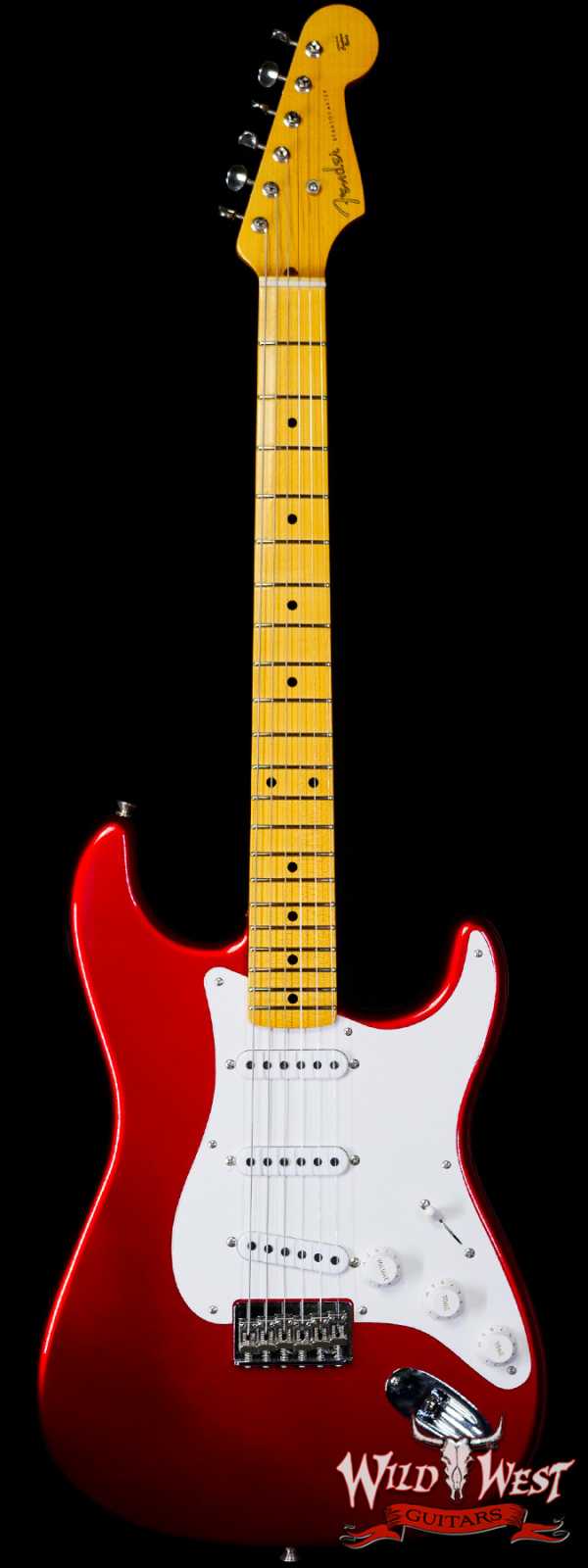 Fender Custom Shop Vintage Custom ‘55 1955 Hardtail Stratocaster Time Capsule Package Aged Candy Apple Red