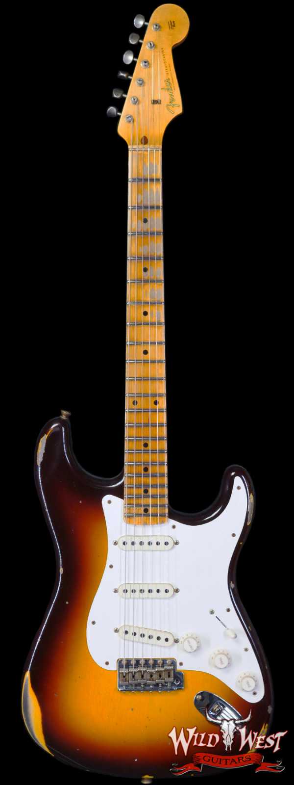 Fender Custom Shop Limited Edition Fat 50s Stratocaster Relic Wide Fade Chocolate 2-Color Sunburst