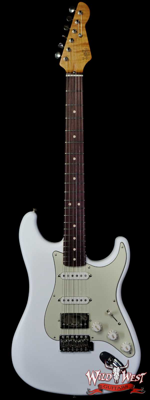 LsL Saticoy One B S Style HSS Roasted Maple Neck Rosewood Fingerboard Vintage White