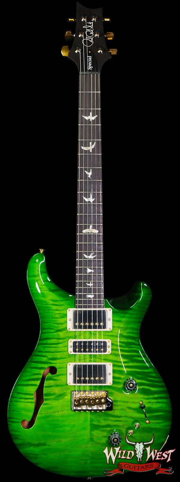 Paul Reed Smith PRS Core Series 10 Top Special Semi-Hollow (Special 22) Eriza Verde Wrap Burst