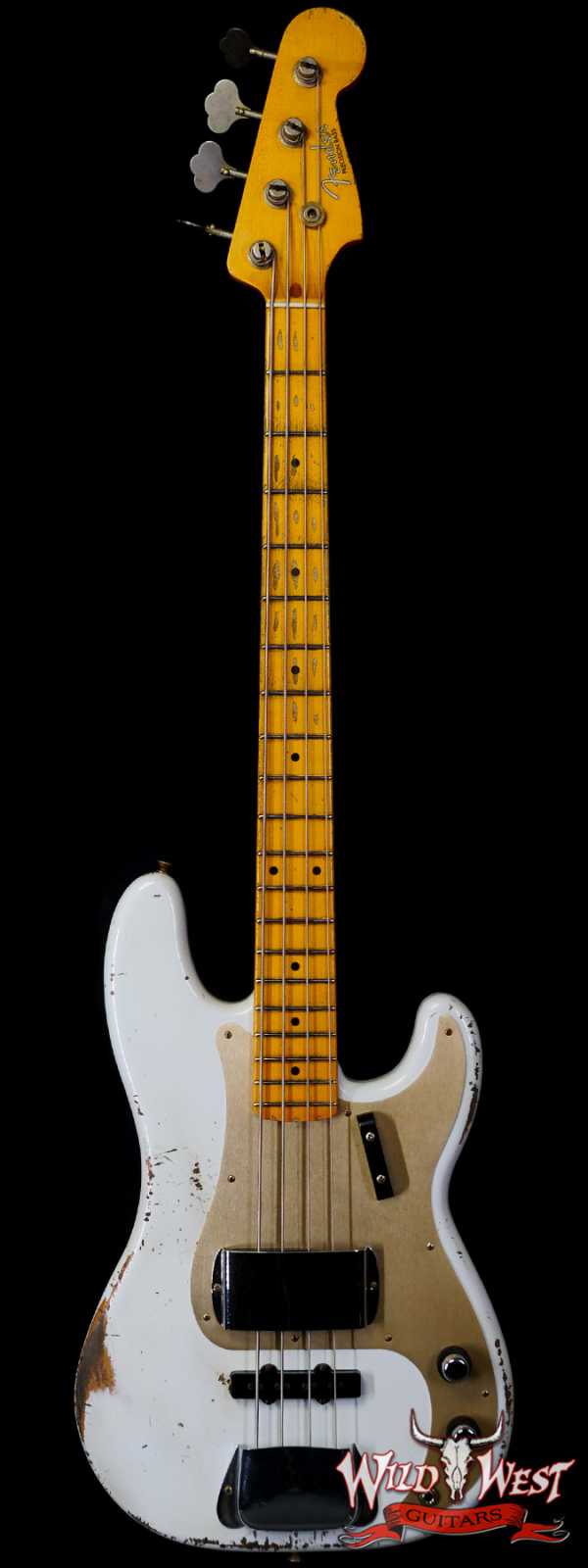Fender Custom Shop Jason Smith Masterbuilt 1958 Precision Bass P-Bass P/J Pickups Relic Olympic White