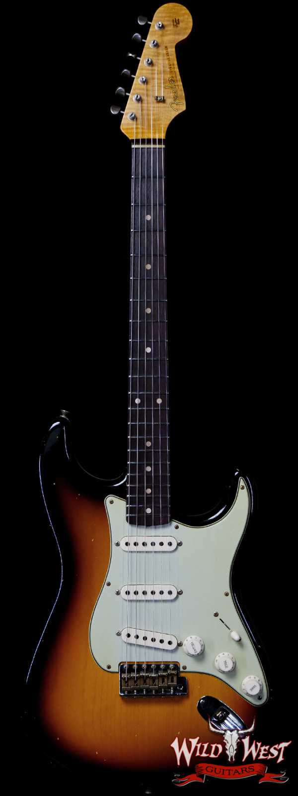 Fender Custom Shop Limited Edition 1959 59’ Special Stratocaster Flame Maple Neck Journeyman Relic Super Faded 3 Tone Sunburst