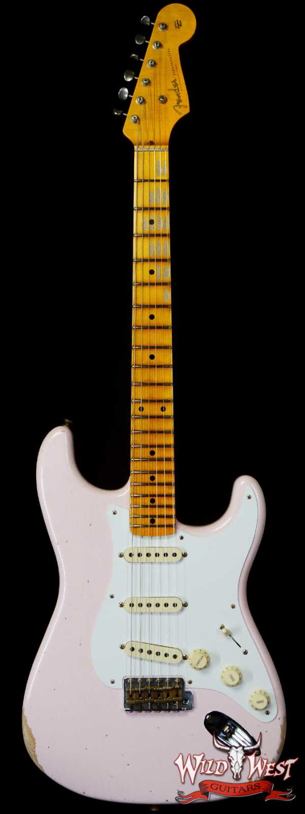 Fender Custom Shop 1956 Stratocaster Hand-Wound Pickups Relic Faded Shell Pink