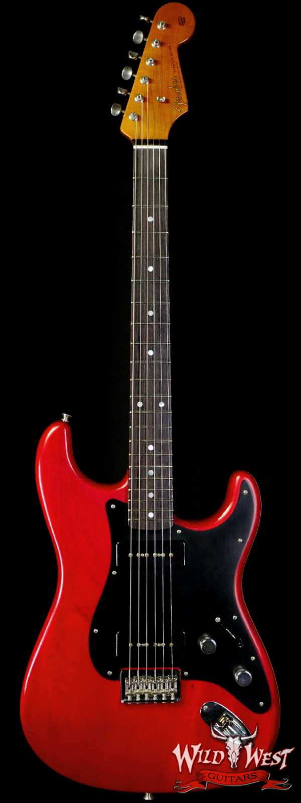 Fender Custom Shop David Brown Masterbuilt Dual P90 Stratocaster Vintage Michigan Mahogany Body Journeyman Relic Trans Cherry Red