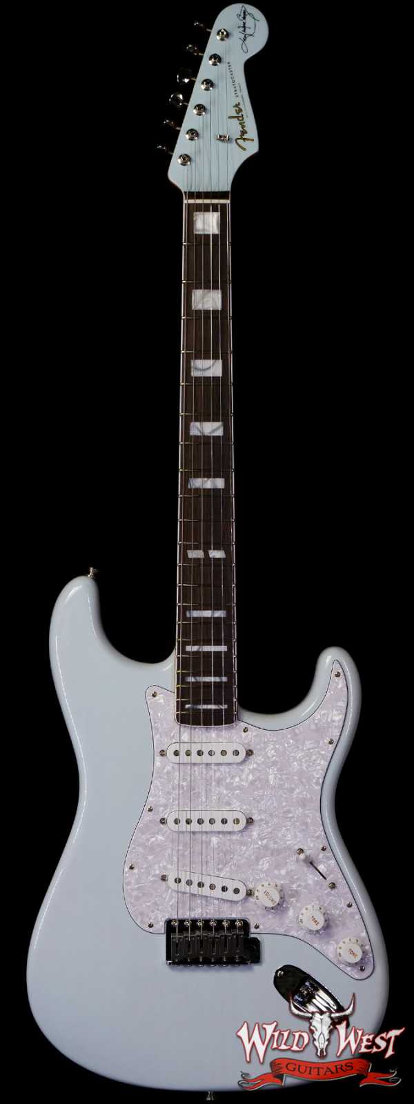 Fender USA Kenny Wayne Shepherd Stratocaster Rosewood Fingerbooard Transparent Faded Sonic Blue 6.90 LBS