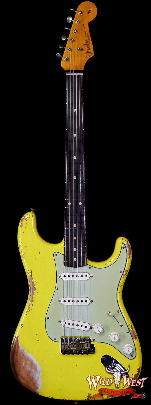 Fender Custom Shop 1961 Stratocaster Heavy Relic Graffiti Yellow