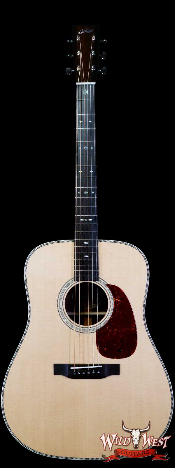 Collings D Serise Dreadnought D2H Sitka Spruce Top East Indian Rosewood Back & Sides 45 Style Snowflake Inlays Natural
