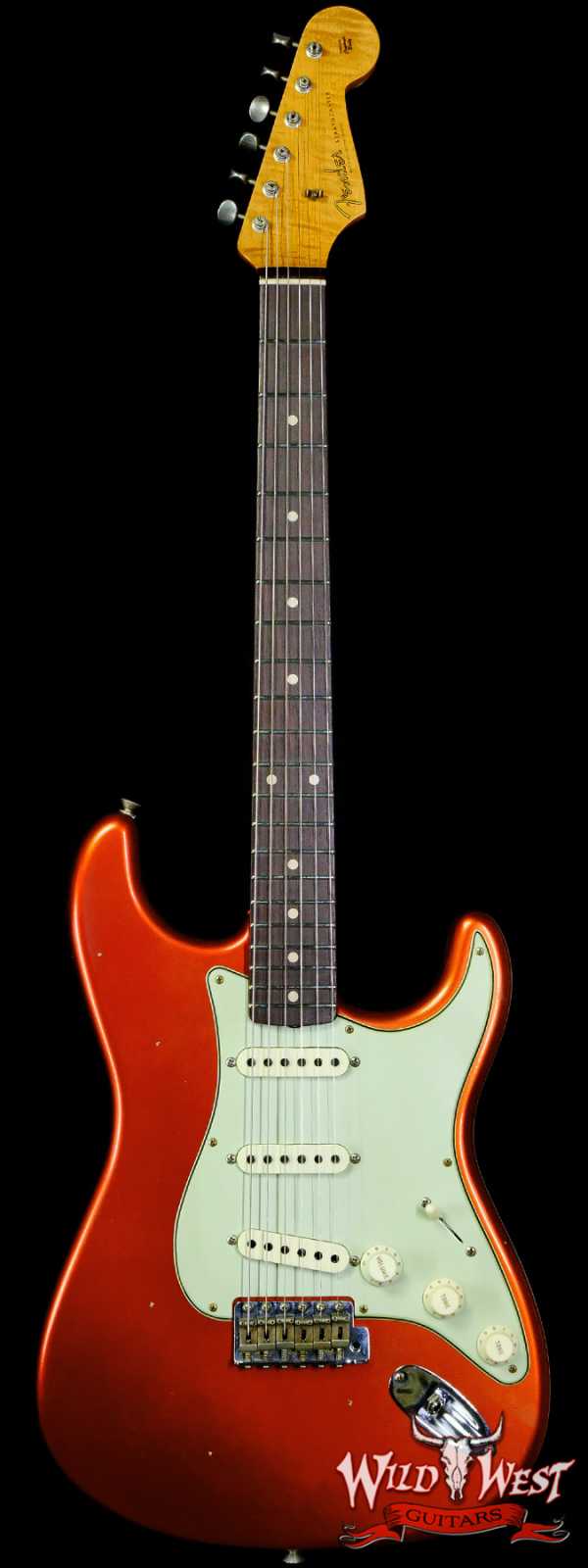 Fender Custom Shop Limited Edition 1959 59’ Special Stratocaster Flame Maple Neck Journeyman Relic Super Faded Candy Apple Red