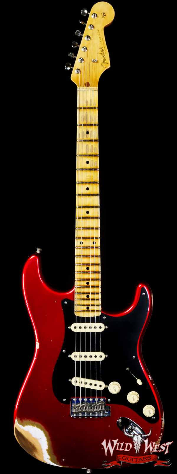 Fender Custom Shop 1959 Stratocaster Maple Neck Relic Candy Apple Red