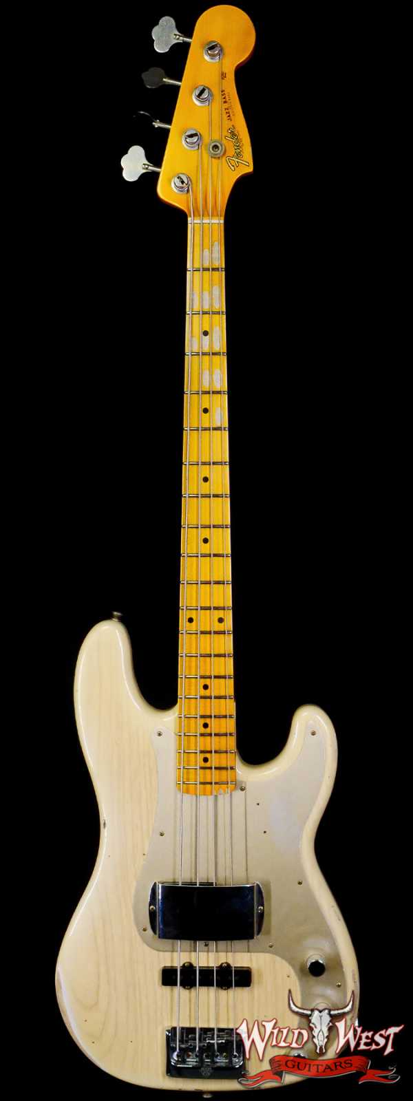 Fender Custom Shop Limited Edition Special 1959 P-Bass Precision Bass w/ Jazz Bass Neck Hand-Wound P/J Pickups Relic Natural Blonde