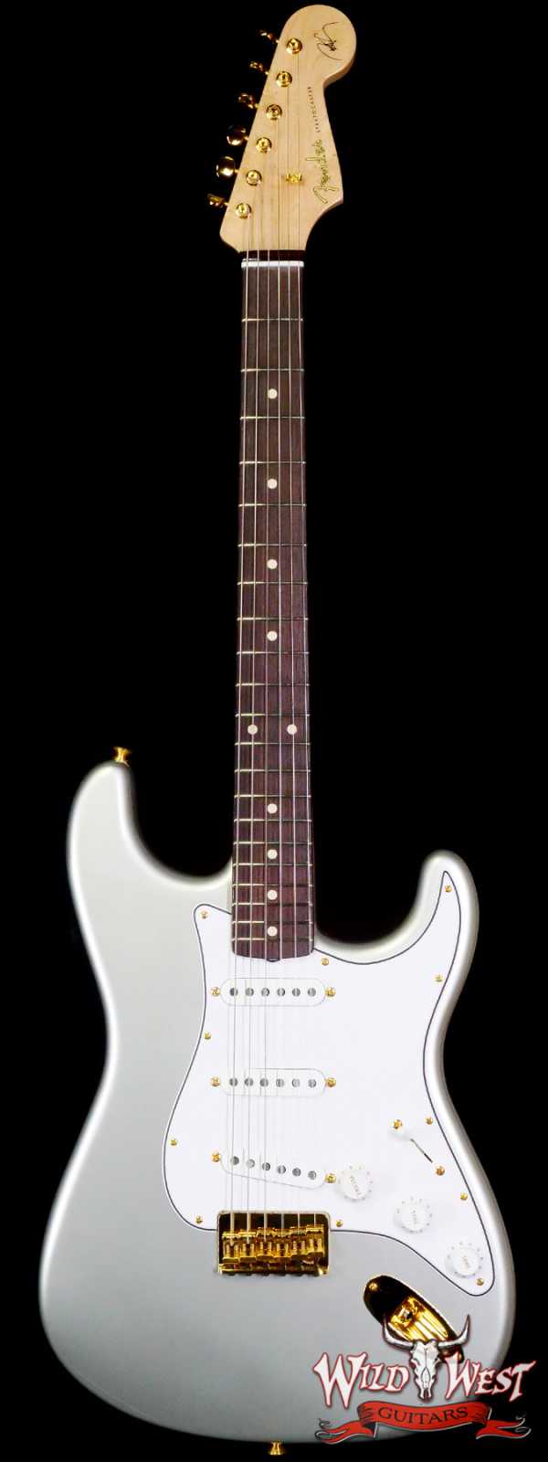 Fender Custom Shop Robert Cray Signature Stratocaster AA Birdseye Maple Neck Hardtail NOS Inca Silver