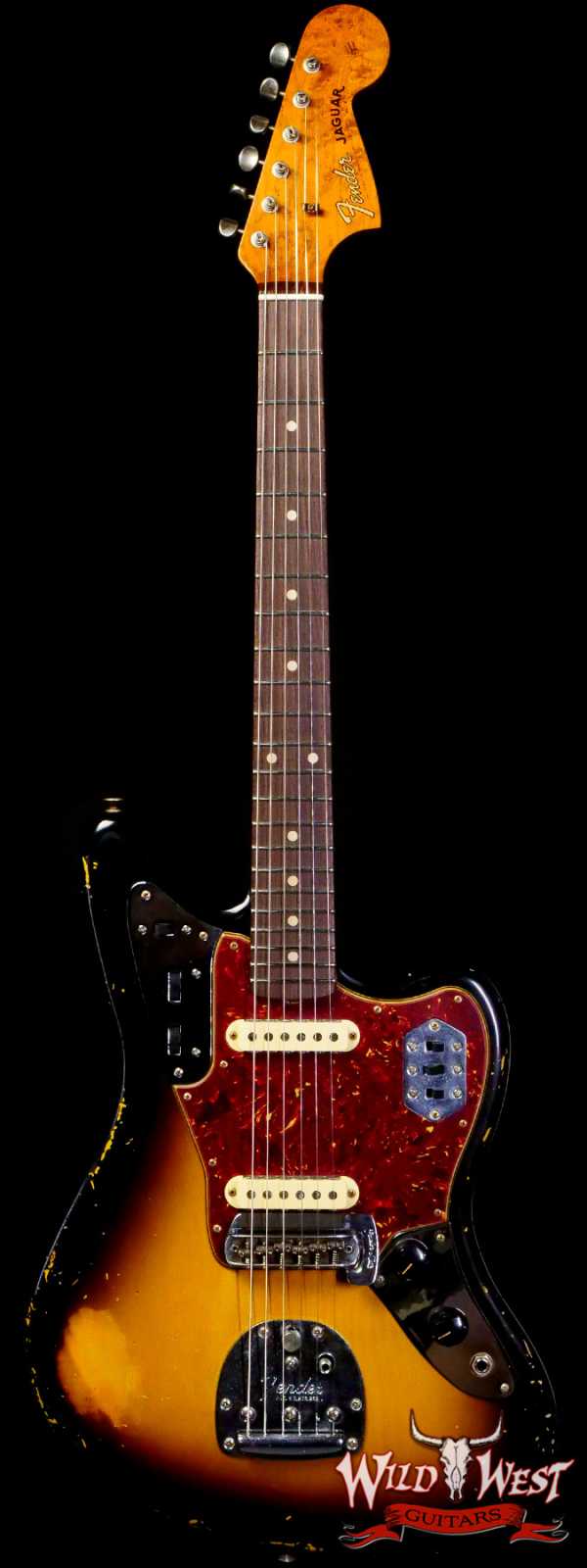 Fender Custom Shop Limited Edition 1962 Roasted Jaguar Relic Wide Fade 2 Tone Sunburst