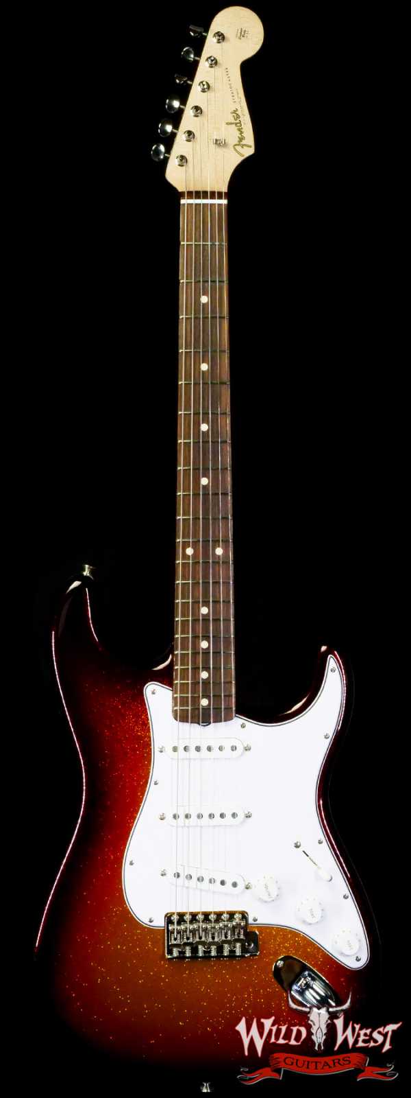 Fender Custom Shop 1961 Stratocaster NOS Hand-Wound Pickups Painted Matching Color Neck 3 Tone Sunburst Sparkle