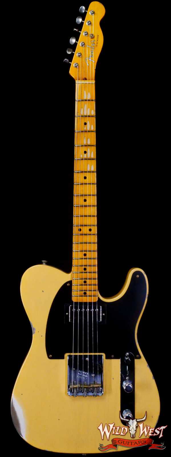 Fender Custom Shop Limited Edition 1951 Telecaster HS Relic Aged Nocaster Blonde 7.10 LBS