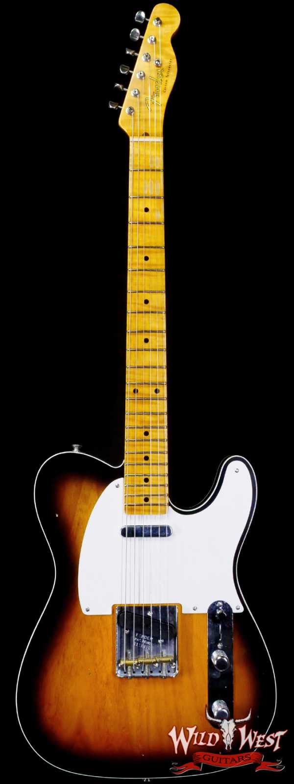 Fender Custom Shop Limited Edition 50’s Telecaster Flame Maple Neck Hand-Wound Journeyman Relic 2 Tone Sunburst