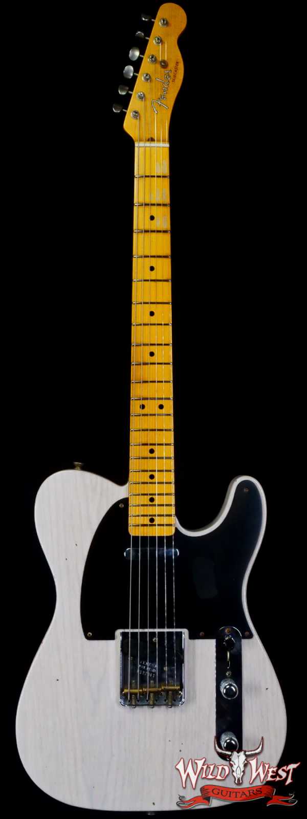 Fender Custom Shop 1952 Ash Telecaster Hand-Wound Pickups Journeyman Relic White Blonde