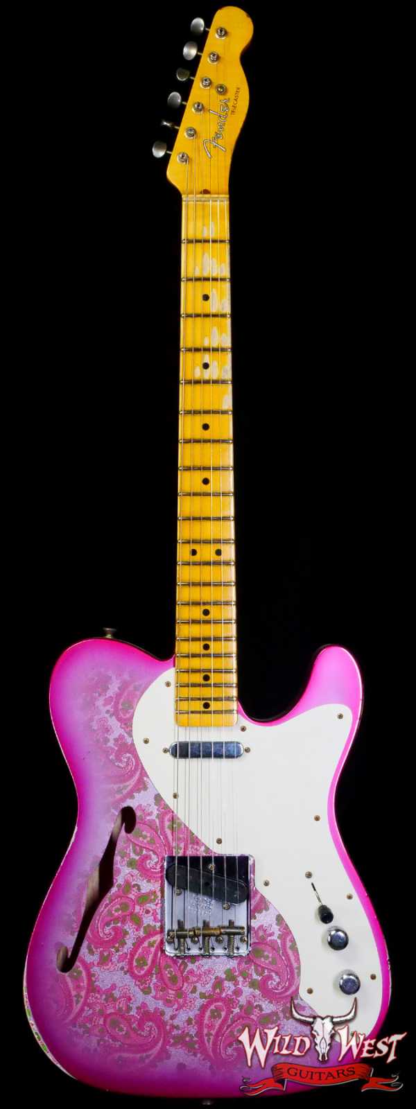 Fender Custom Shop Limited Edition 50’s Thinline Telecaster Relic Pink Paisley 6.20 LBS