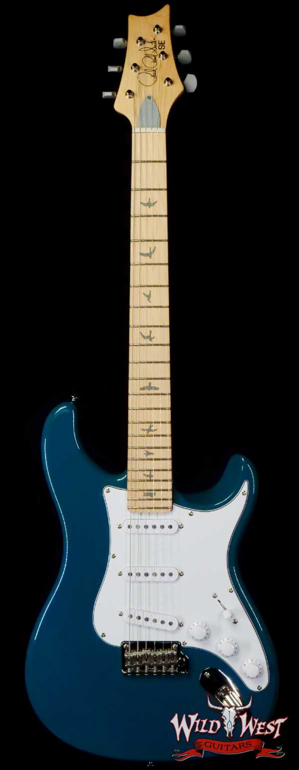Paul Reed Smith PRS SE Silver Sky John Mayer Model Maple Fingerboard Nylon Blue