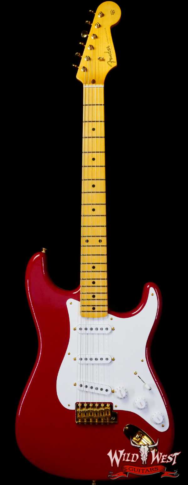 Fender Custom Shop David Brown Masterbuilt Late 50’s Stratocaster Lush Closet Classic Dakota Red with Gold Hardware