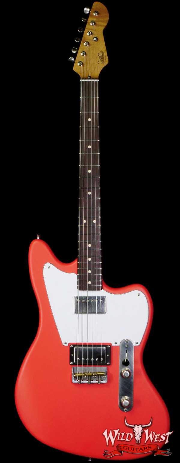 LsL Silverlake One HH Roasted Flame Maple Neck Rosewood Fingerboard Fiesta Red