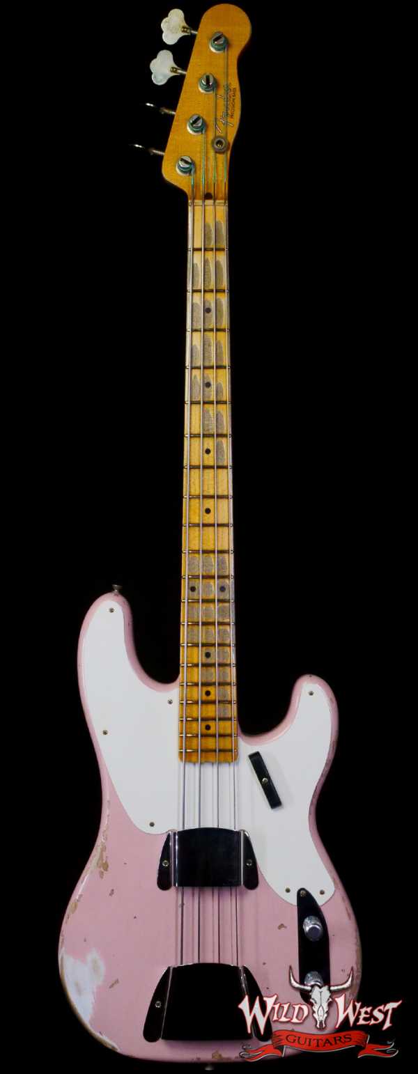 Fender Custom Shop 1955 Precision Bass P-Bass Heavy Relic Shell Pink