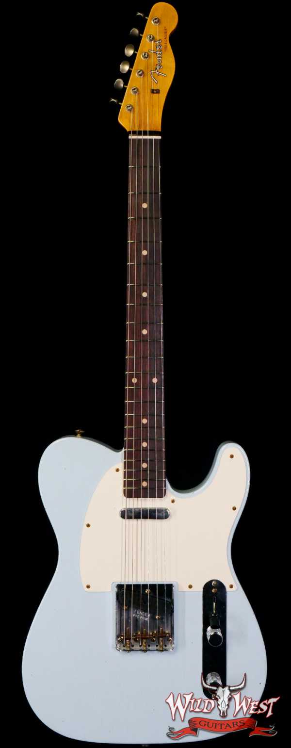 Fender Custom Shop 1959 Telecaster Hand-Wound Pickups Journeyman Relic Sonic Blue