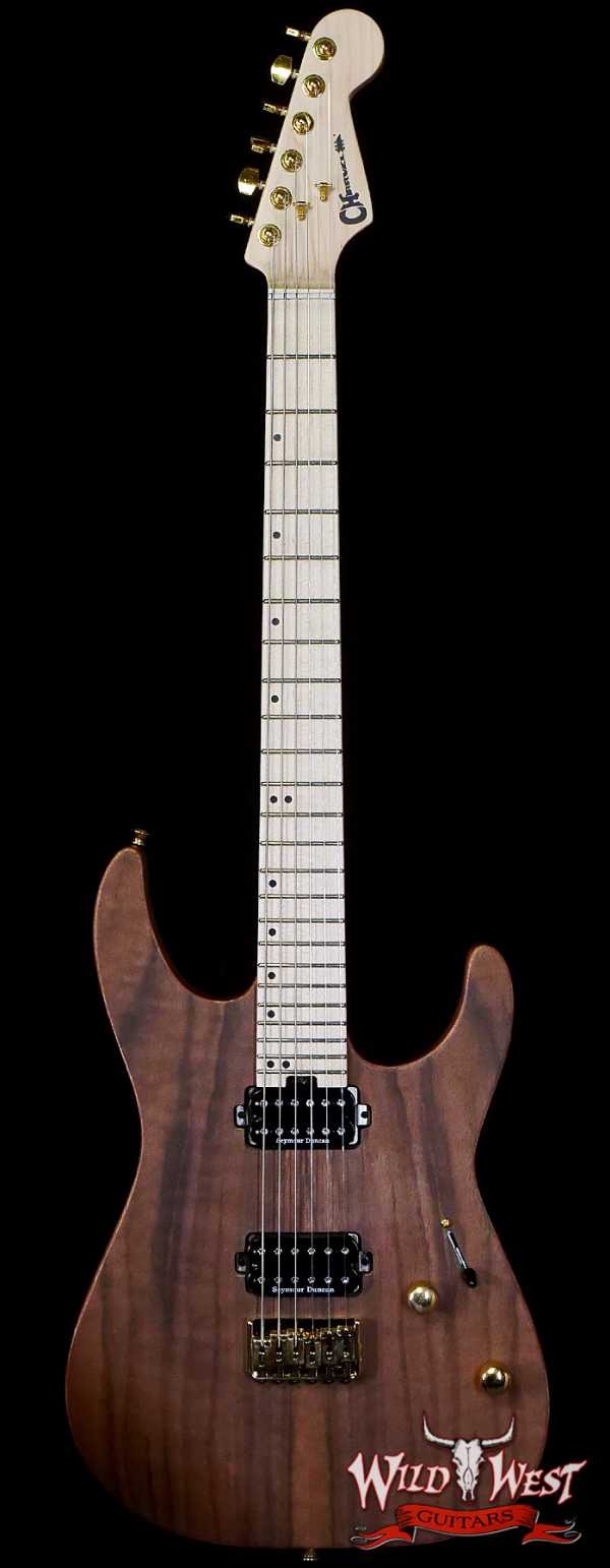 Jim Root Collection 2021 Charvel Pro-Mod DK24 Mahogany Body with Figured Walnut Top Maple Fingerboard Natural