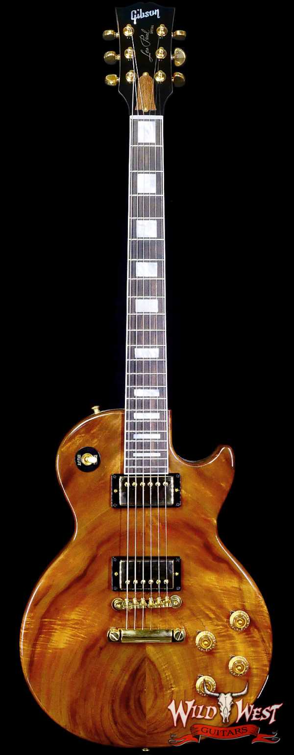 Gibson Custom Shop 1957 Les Paul Special Single Cut Reissue Koa Top Dual Humbuckers Gloss Antique Natural Gold Hardware