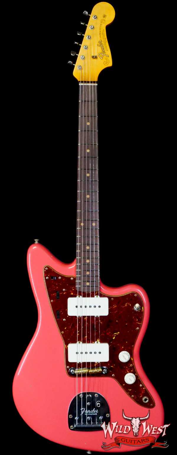 Fender Custom Shop Time Machine 1962 Jazzmaster Hand-Wound Journeyman Relic Super Faded Aged Fiesta Red