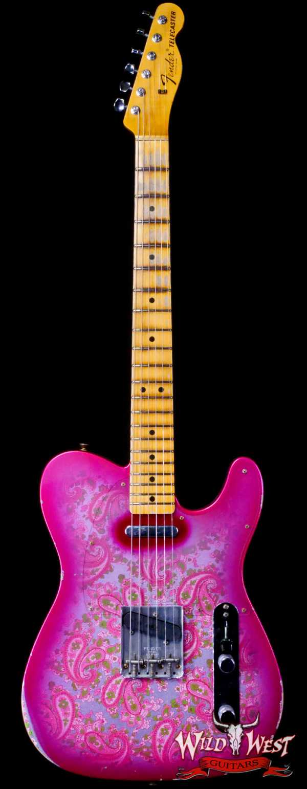 Fender Custom Shop Limited Edition ‘68 Tele 1968 Telecaster Relic Pink Paisley