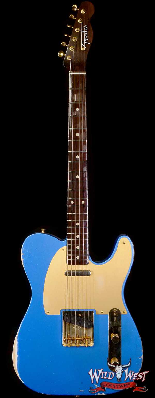Fender Custom Shop Kyle McMillin Masterbuilt 1959 Telecaster Brazilian Rosewood Neck Relic Lake Placid Blue
