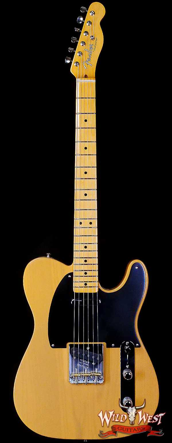 Fender American Vintage II 1951 Telecaster Ash Body 1-Piece Maple Neck Butterscotch Blonde