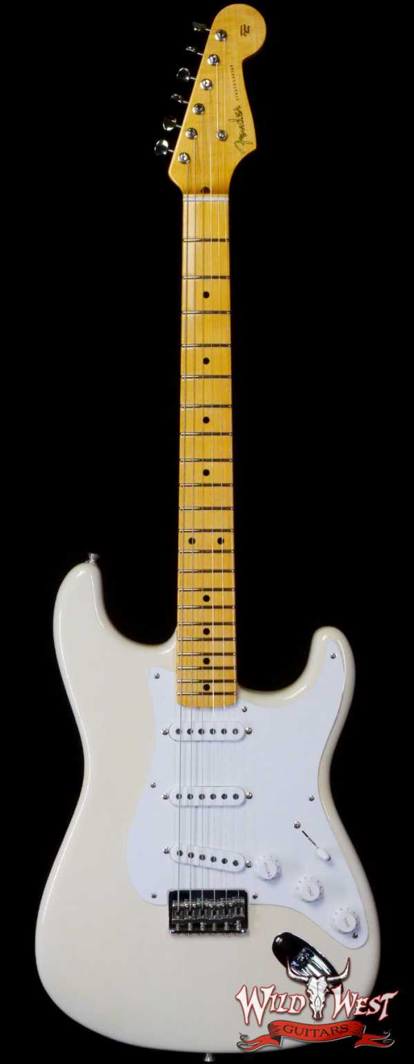 Fender Custom Shop Vintage Custom ‘55 1955 Hardtail Stratocaster Time Capsule Package Aged White Blonde 7.35 Pounds