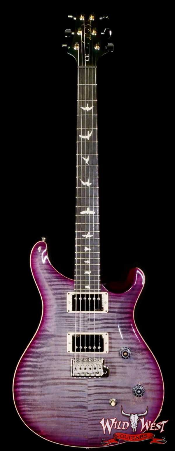 Paul Reed Smith PRS Wild West Guitars Special Run CE 24 Painted Black Neck 57/08 Covered Pickups Faded Grey Black Purple Burst 7.60 LBS