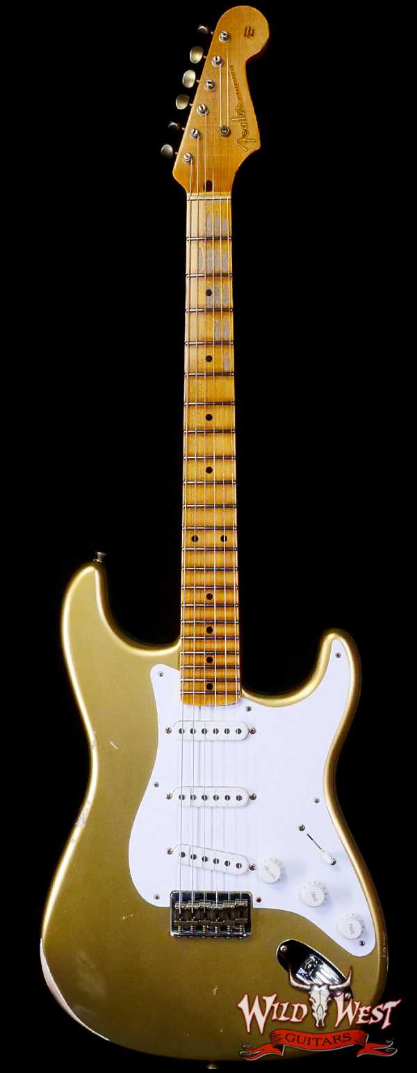 Fender Custom Shop Limited Edition 70th Anniversary 1954 Hardtail Stratocaster Relic Aztec Gold 7.30 LBS
