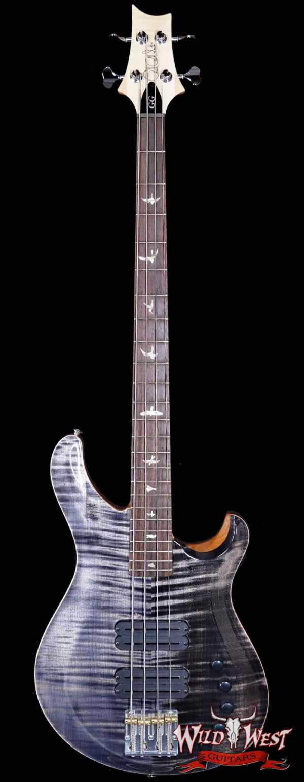 Paul Reed Smith PRS Grainger 4 String Bass Guitar Quartersawn Maple Neck Rosewood Fingerboard Charcoal 9.15 LBS