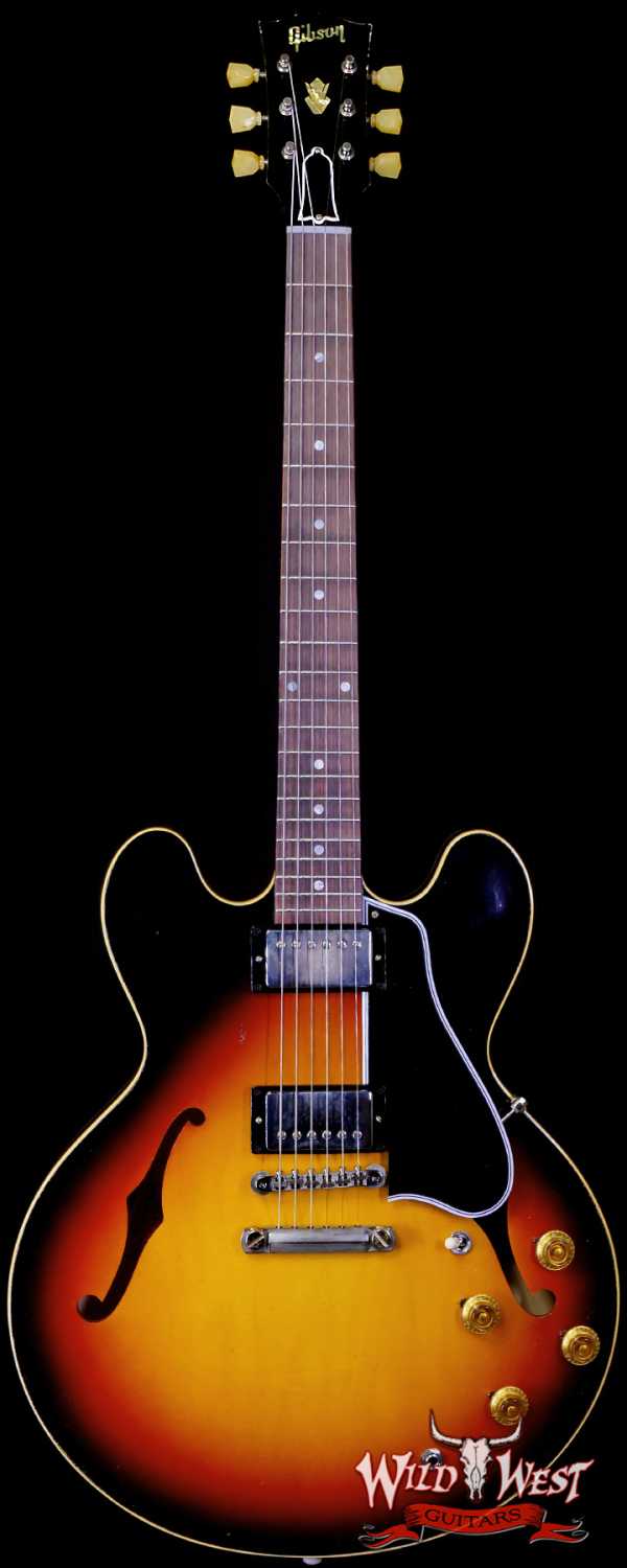 2024 NEW Gibson Custom Shop Limited Edition 1958 ES-335 Murphy Lab Light Aged Tri-Burst 8.20 LBS
