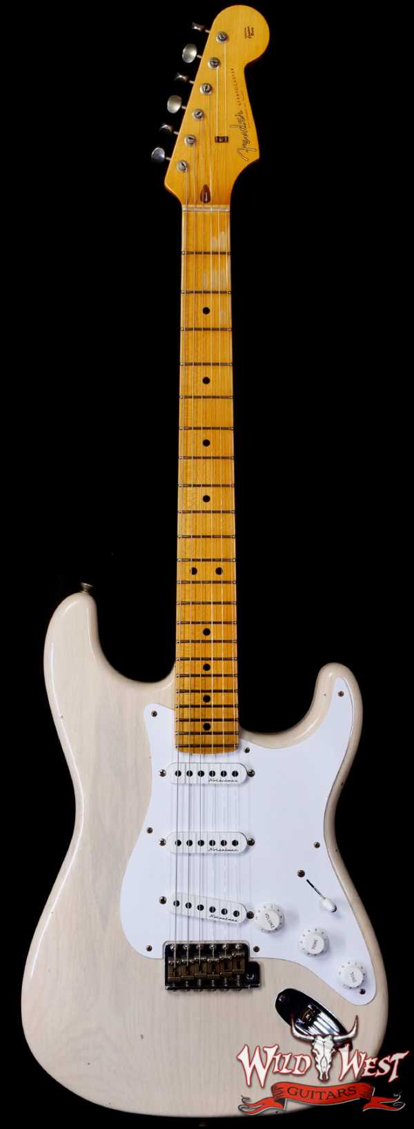 Fender Custom Shop Eric Clapton Signature Stratocaster Maple Fingerboard Journeyman Relic Aged White Blonde 8.05 LBS