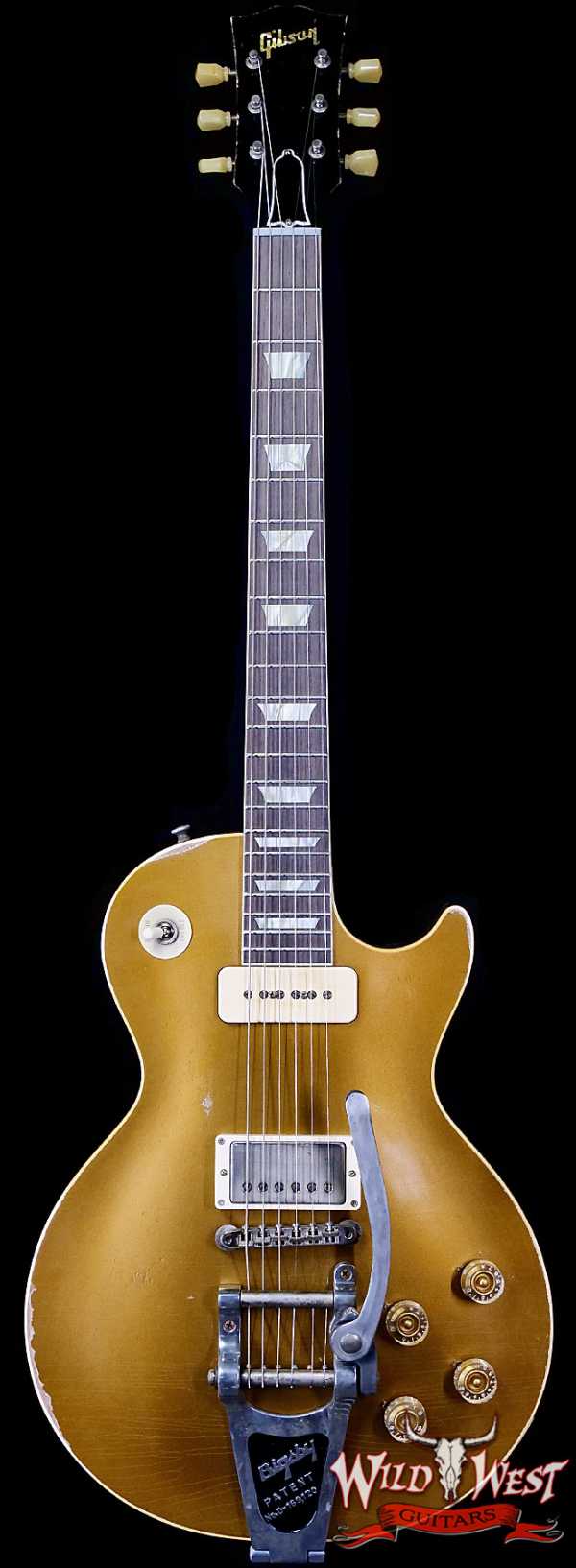 Gibson Custom Shop M2M 1955 Les Paul P90/Humbucker Rosewood Fingerboard w/ Bigsby Murphy Lab Heavy Aged Double Gold 9.20