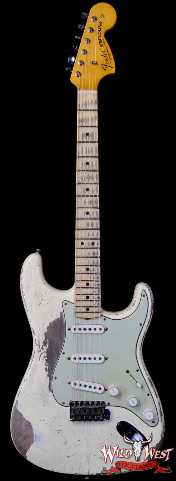 Fender Custom Shop Greg Fessler Masterbuilt 1969 Stratocaster Josefina Hand-Wound Pickups Relic Vintage White 7.50 LBS