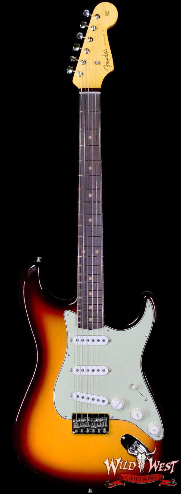 Fender Custom Shop Vintage Custom ‘59 1959 Hardtail Stratocaster Time Capsule Package TCP Chocolate 3-Color Sunburst 7.00 LBS