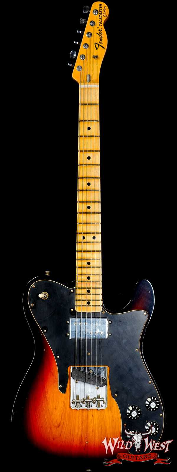 Fender Custom Shop 1967 Telecaster Custom HS AA Flame Maple Neck Journeyman Relic 3 Tone Sunburst 6.80 LBS